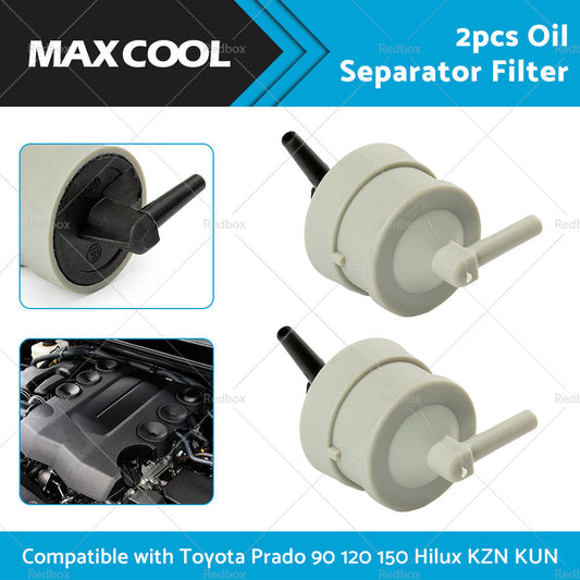 2pcs MAP Sensor Oil Separator Filter Suitable for Toyota Prado 90 120 150 Hilux-1