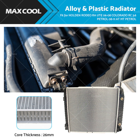 RADIATOR FOR HOLDEN RODEO RA UTE 06-08 COLORADO RC 3. 6 PETROL 08-11 AT MT PETROL-0