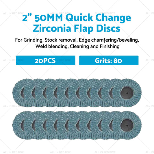 20X 2 inch  50MM Quick Change Zirconia Flap Discs Metal Sanding Flap Discs-1