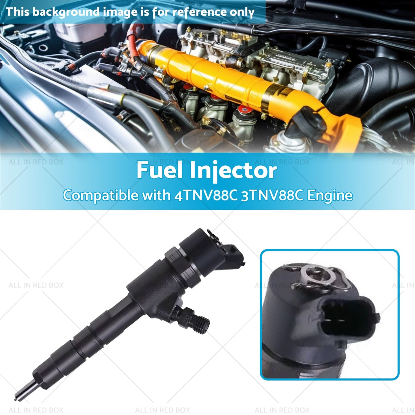 Fuel Injector Suitable for 4TNV88C 3TNV88C Engine 129A00-53100 0445110463-2