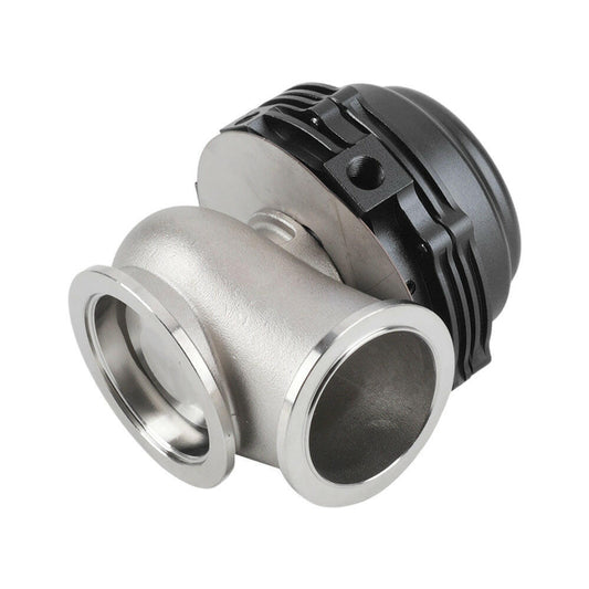 44mm Black Aluminum External Cooled Turbo Wastegate With V-Band Flanges Set-1