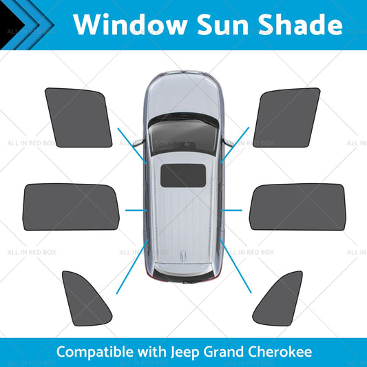 Front Rear Port Window Magnetic Mesh Sun Shade Suitable for Jeep Grand Cherokee-1