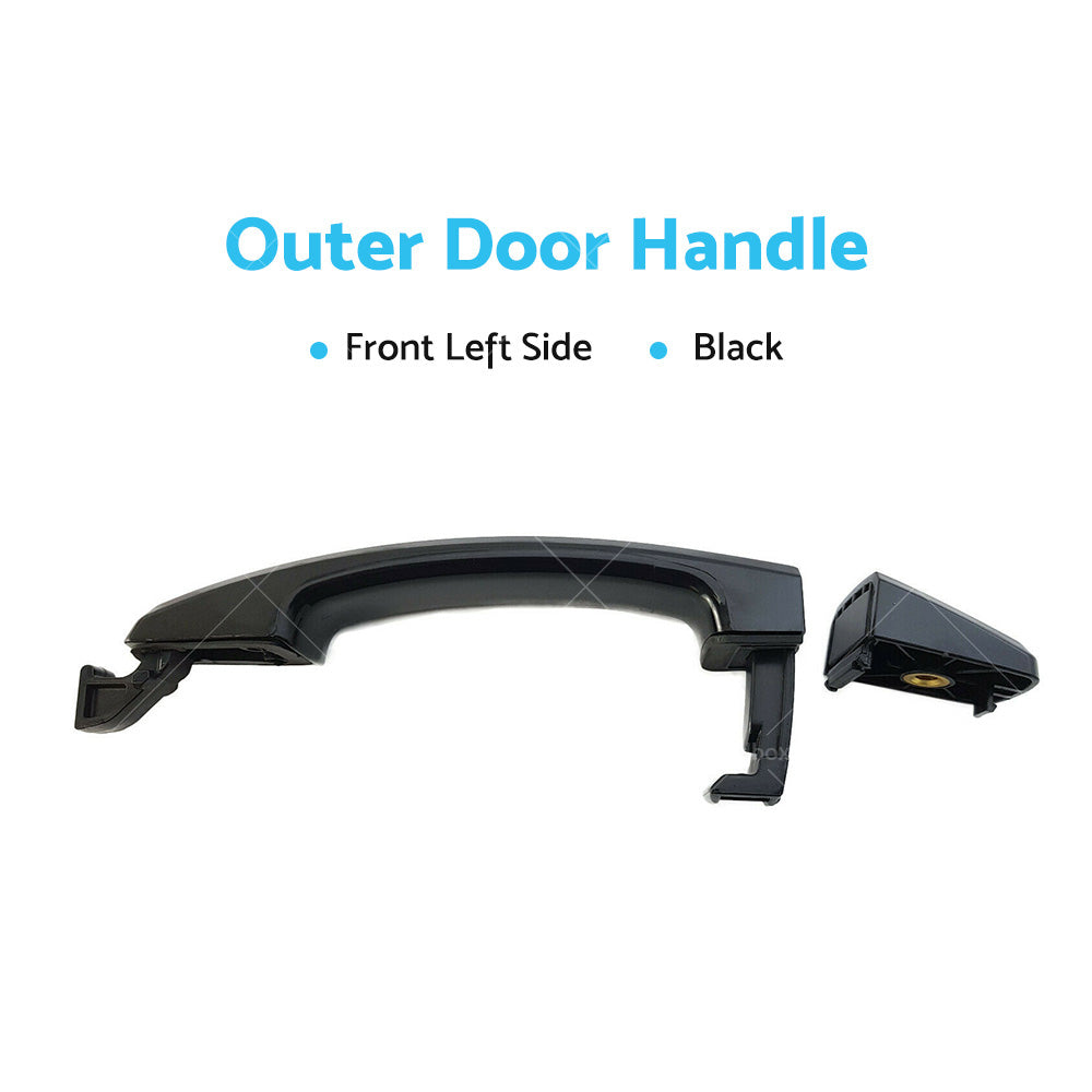 FRONT LEFT LH Outer Door Handle Black Suitable For Holden Captiva 2006-2018-2