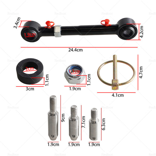 Suitable For Jeep Wrangler JK JL 2. 5-6inch Lift Front Sway Bar Links Disconnect-1