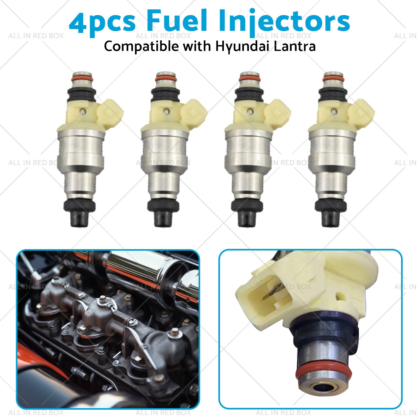 4pcs Fuel Injector Suitable For Hyundai Lantra J1 1. 6L G4CR NEW-3