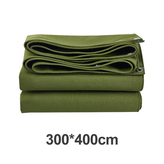 3 Sizes Army Heavy Duty Waterproof Canvas Tarp Tarpaulin Sun Blocked Dustproof-1