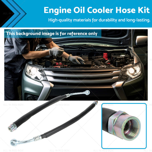 Engine Oil Cooler Hose Kit Suitable For Mitsubishi Pajero 3. 0 Wagon 1991-2000-0