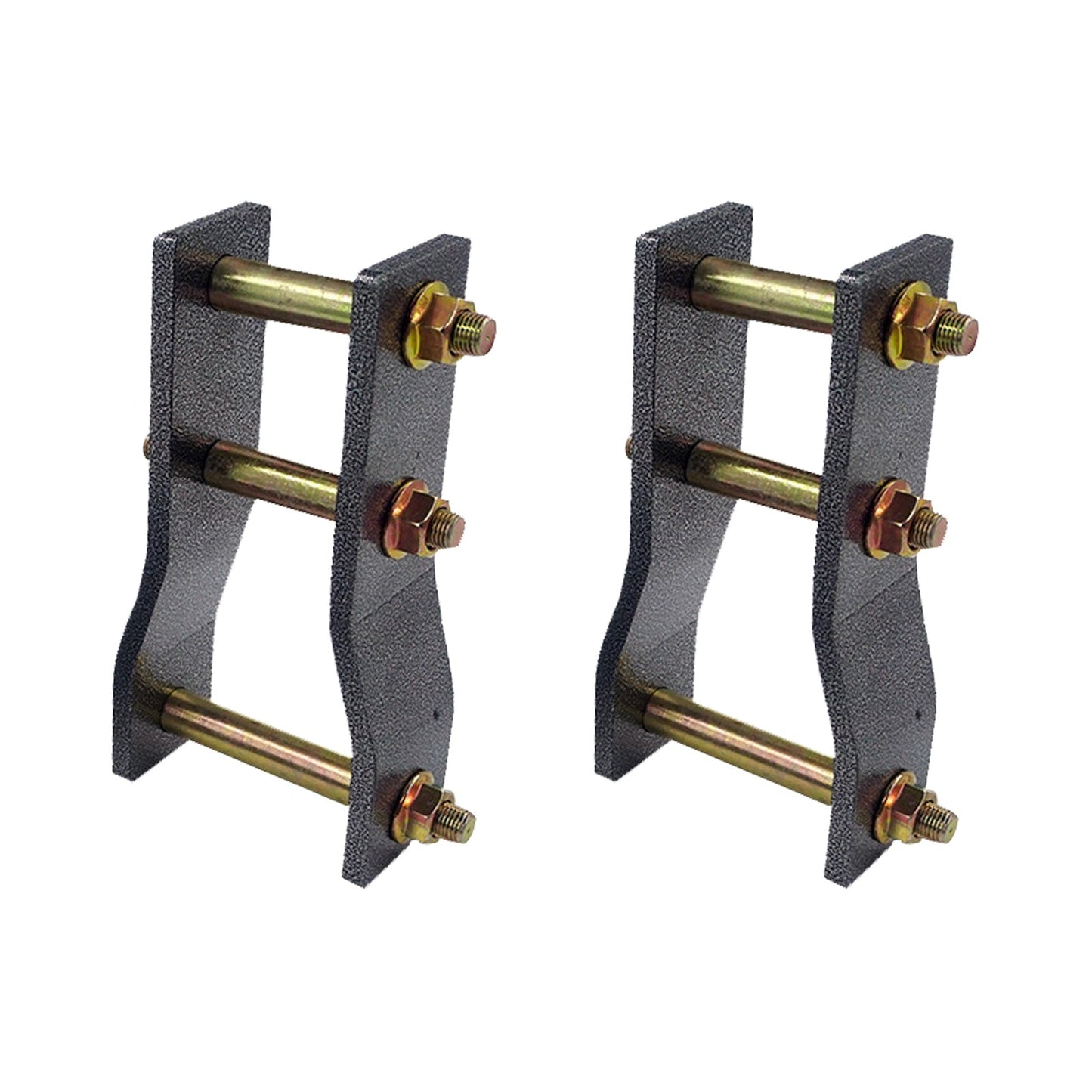 2x Rear Extended Greasable Shackles 2 inch  50mm Lift Suitable For Toyota Hilux KUN26-0