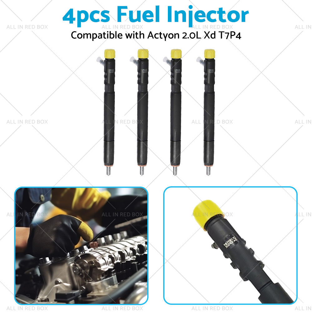 4PCS Fuel Injector EJBR04501D A6640170121 Suitable For Actyon 200 Sports 2. 0 Xdi-4