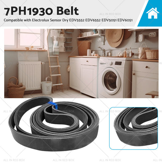 7PH1930 Dryer Drum Drive Belt Suitable For Electrolux Sensor Dry EDV5552 EDV6552-0