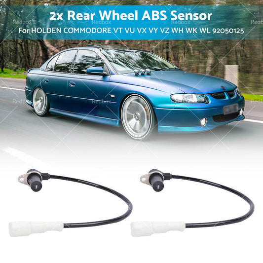 2x Rear Wheel ABS Sensor 92050125 FITS Holden Commodore VT VY VZ VU VX  WH WK WL-0
