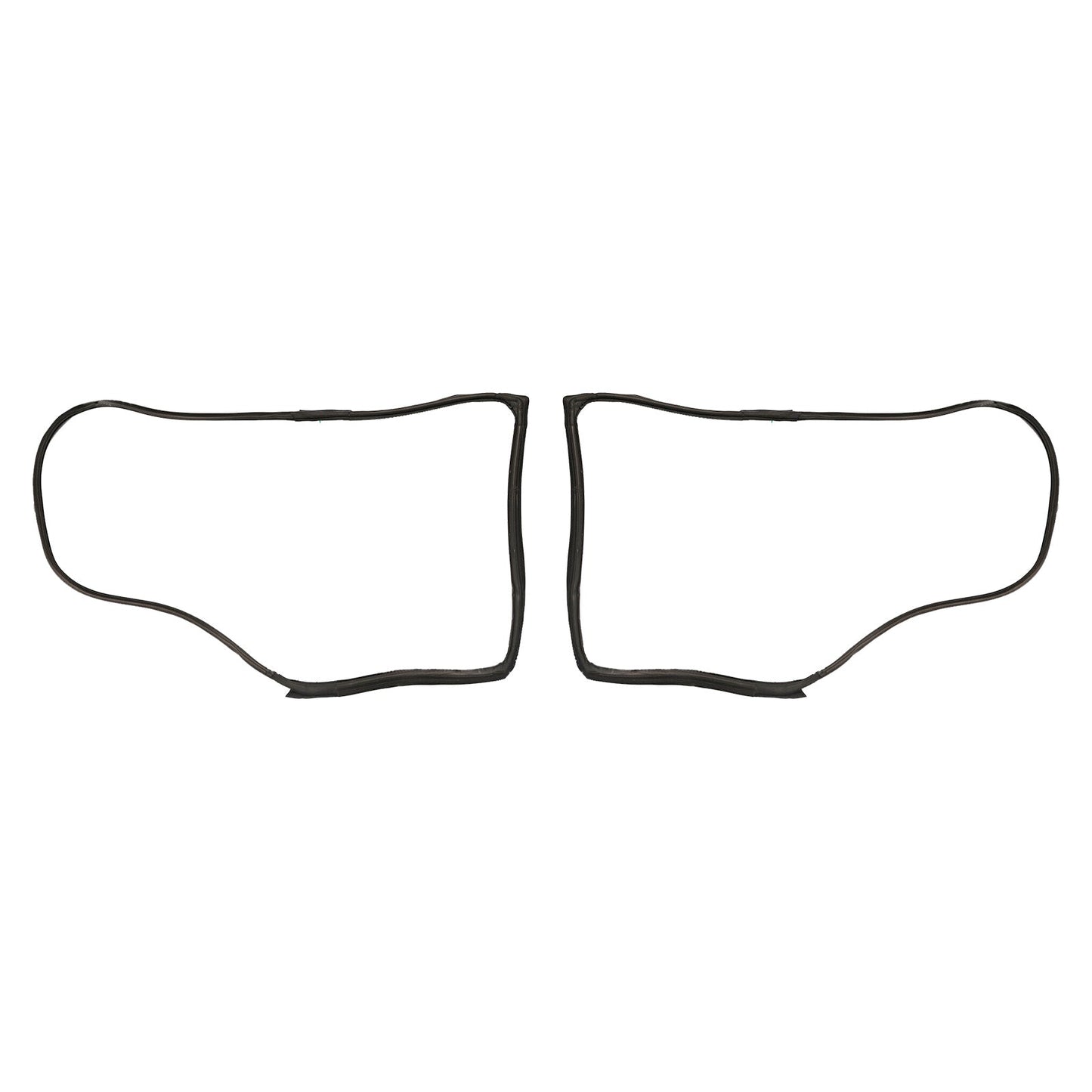 2x Front Door Weatherstrip Gasket Seals Suitable For Jeep Wrangler JK 2007-2018-2