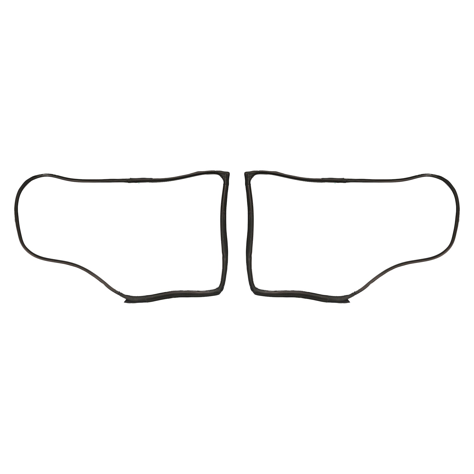 2x Front Door Weatherstrip Gasket Seals Suitable For Jeep Wrangler JK 2007-2018-2