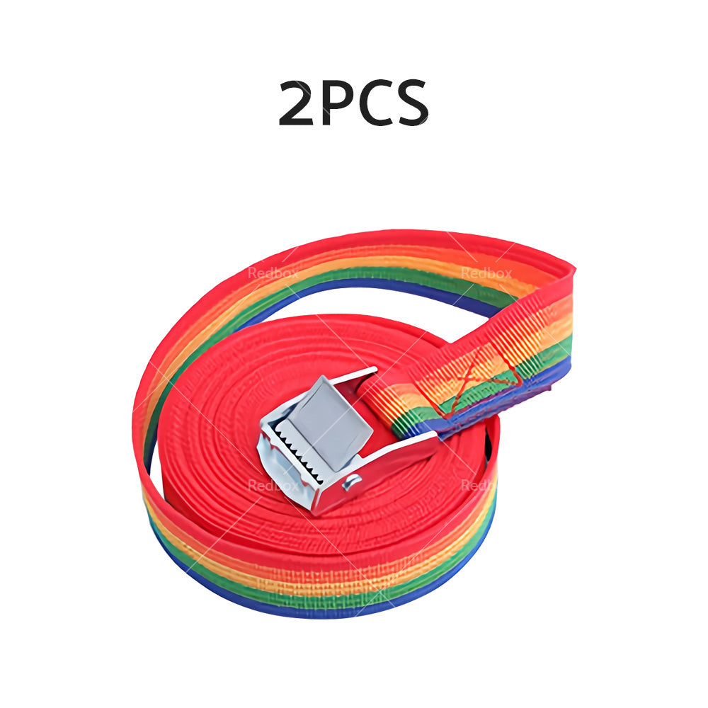 2/4pcs Metal Buckle Cam Tie Down Strap Heavy Lugga Cargo Ratchet Lashing Rope 2M-17