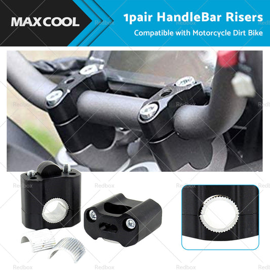 HandleBar Fat Bar Risers Mount Clamp Adaptor For  22mm to 28mm Pit Dirt Bike-0