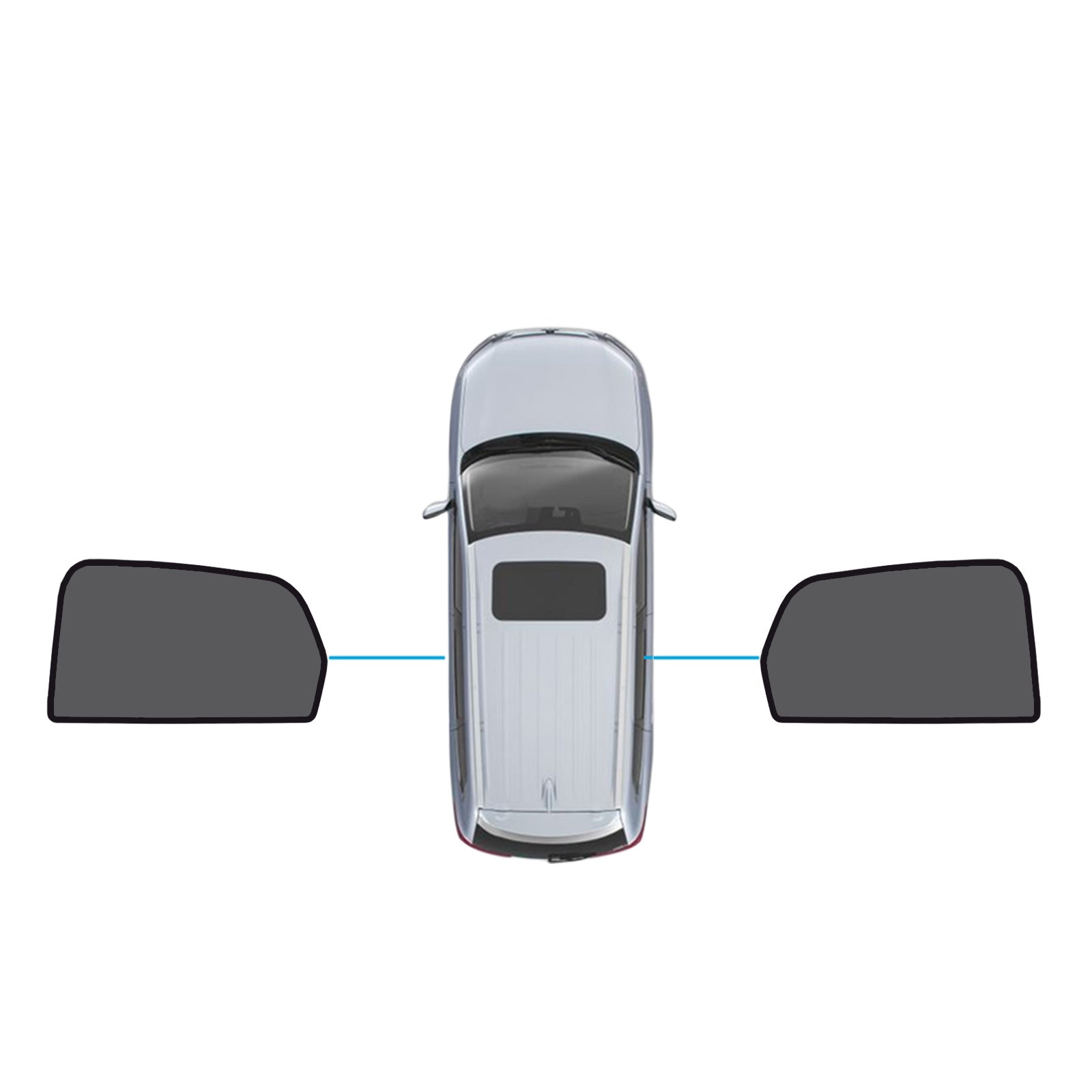 Magnetic Mesh Sun Blind Shades Suitable for Audi Q3 RS Q3 2019-2025-4