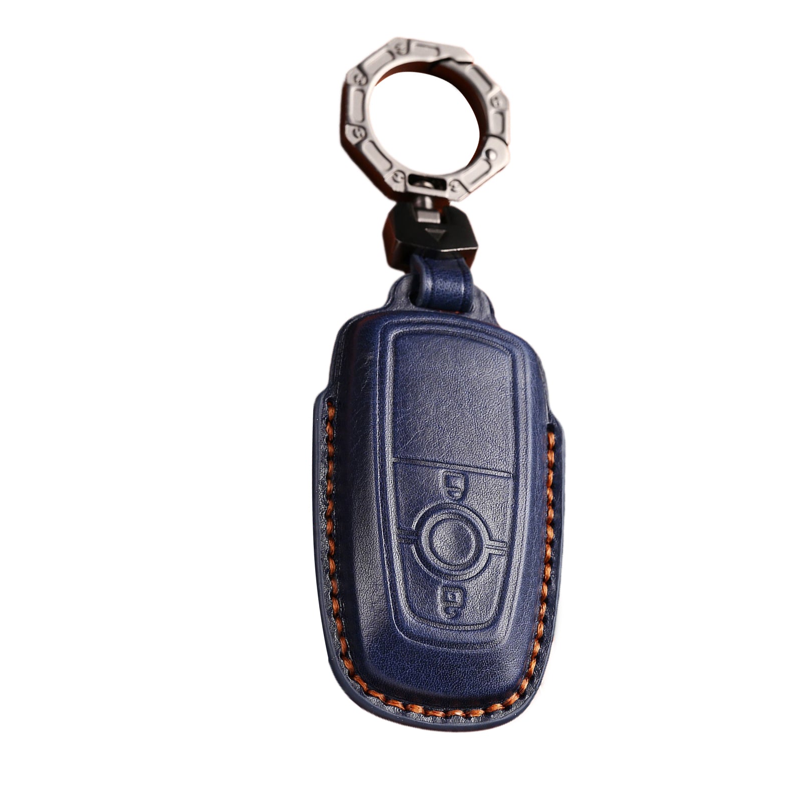 Leather Car Remote Key Fob Cover Case Suitable For Ford Next Gen Ranger 2022-2023-0