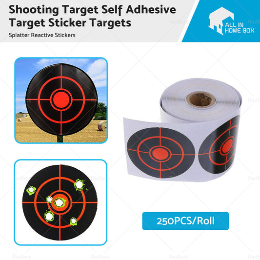 Shooting Target Self Adhesive Target Sticker Targets Splatter Reactive 250X or Roll-0