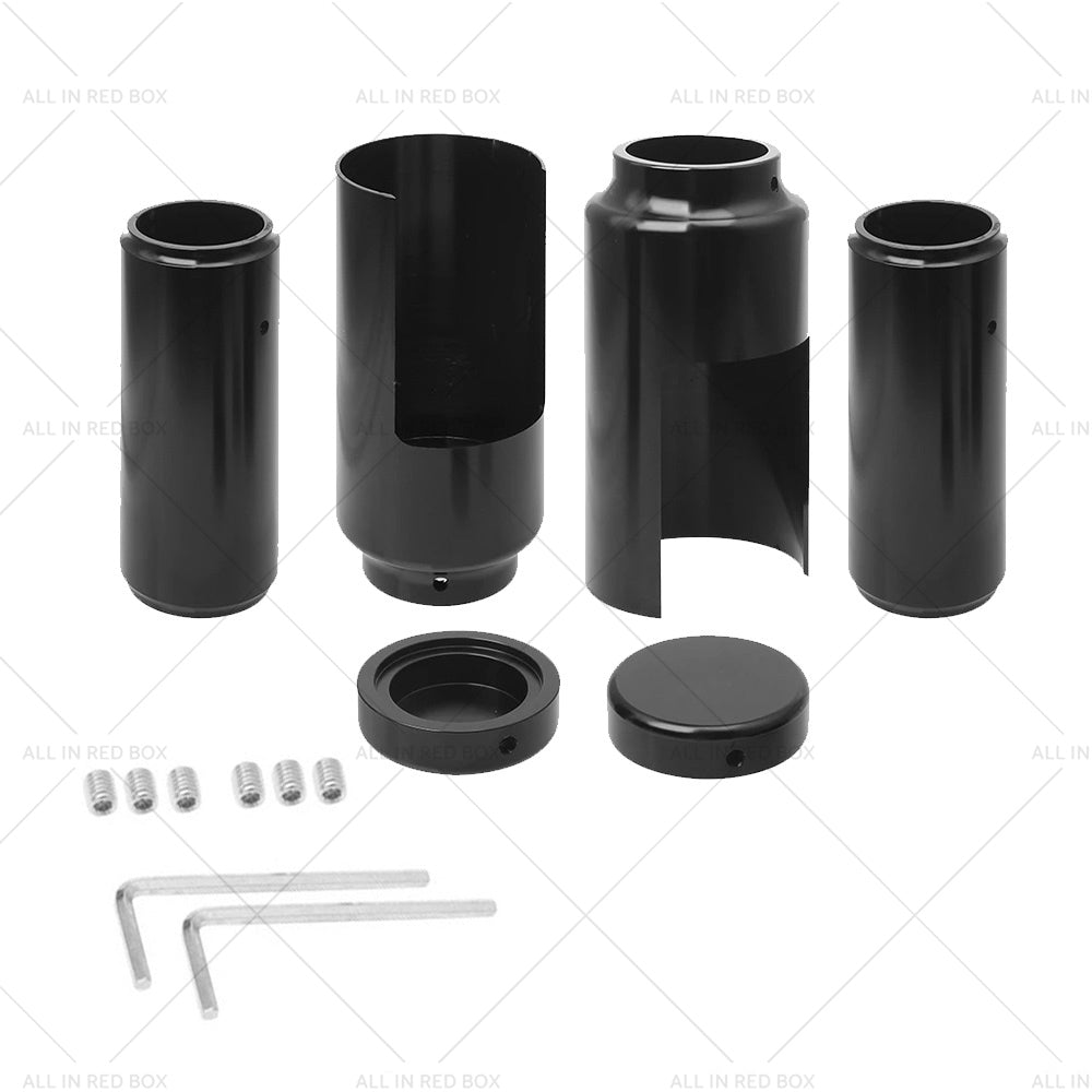 Upper Lower Front Fork Covers Cap Suitable for Harley Davidson Dyna 06-17-4