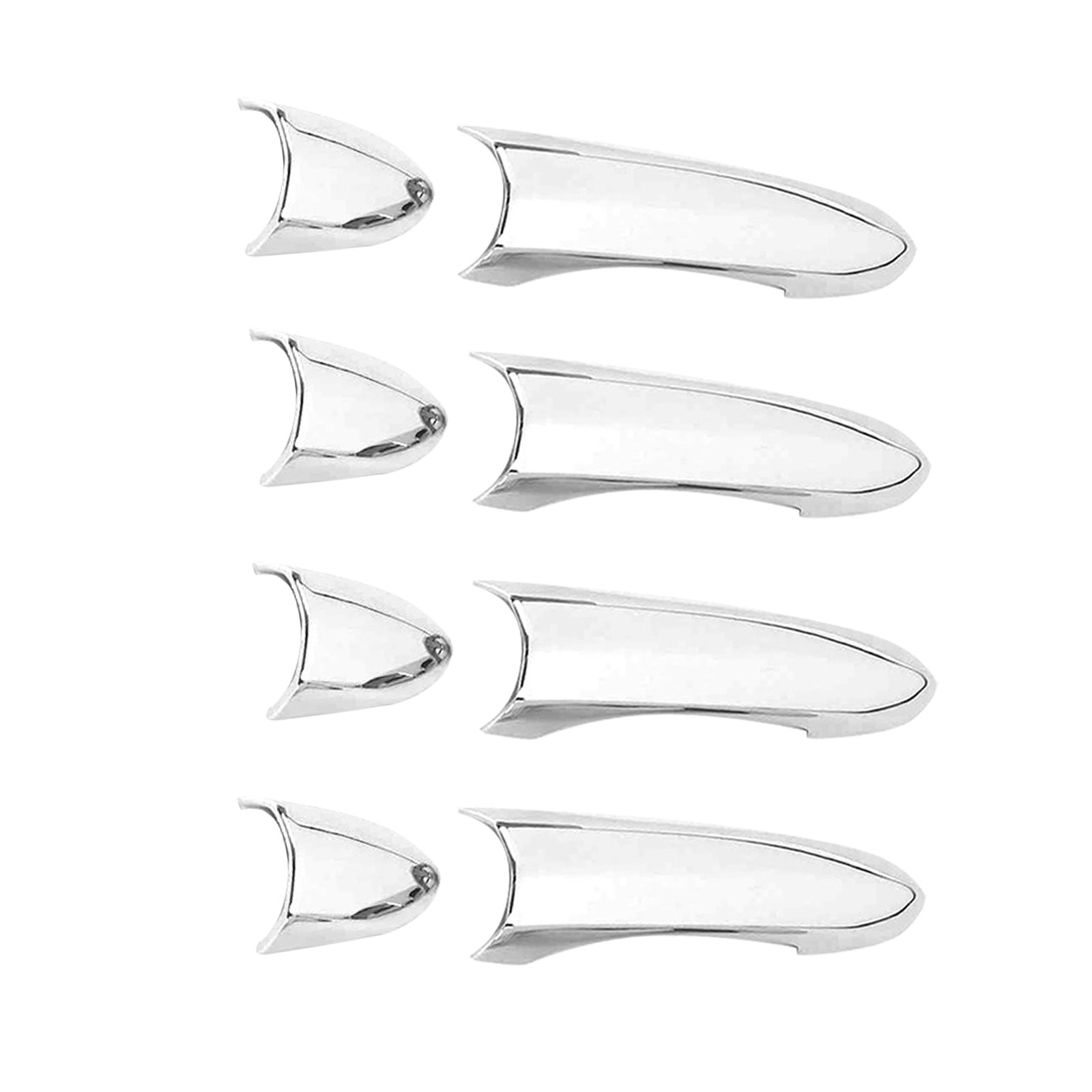 4x Chrome Handle Cover Suitable For Ford Territory 2004-2018 Model-1