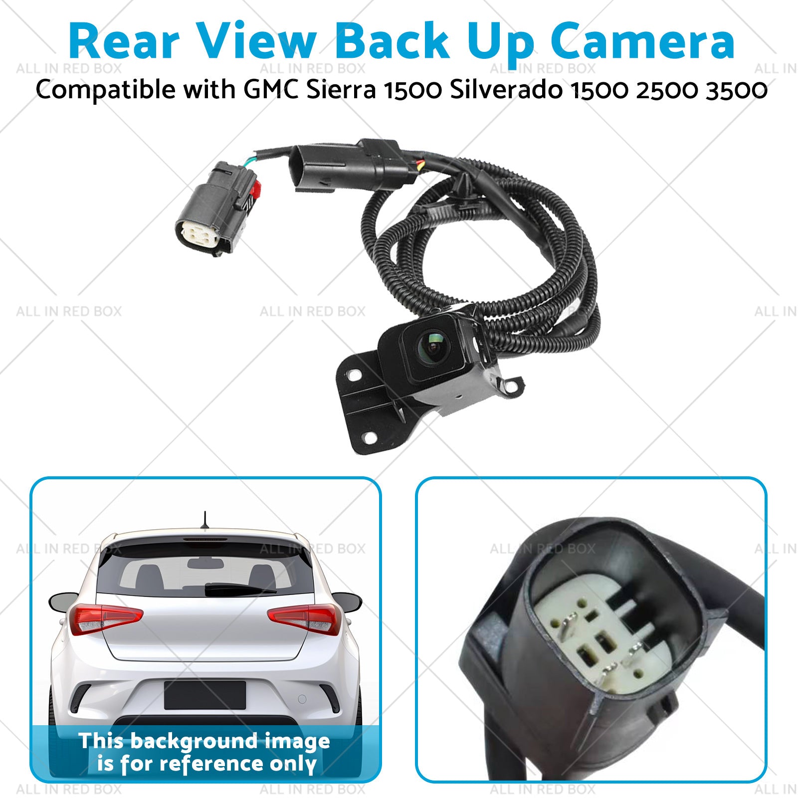 Rear View Camera Suitable for 11-14 GMC Sierra 1500 Silverado 1500 2500 3500-3