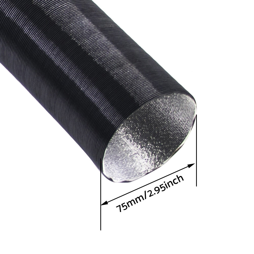 75mm Duct Pipe For Air Diesel Parking Heater Conditioner Ducting Hose 80cm-4
