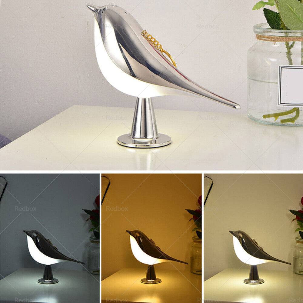 Modern Magpie Bird LED Table Desk Lamp Bedside Touch Reading Night Light Bedroom-3