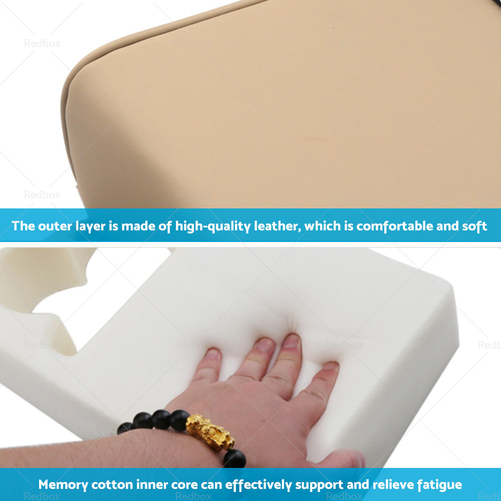 Center Console Leather Armrest Support Elbow Rest Extender Organizer Cup Holder-2