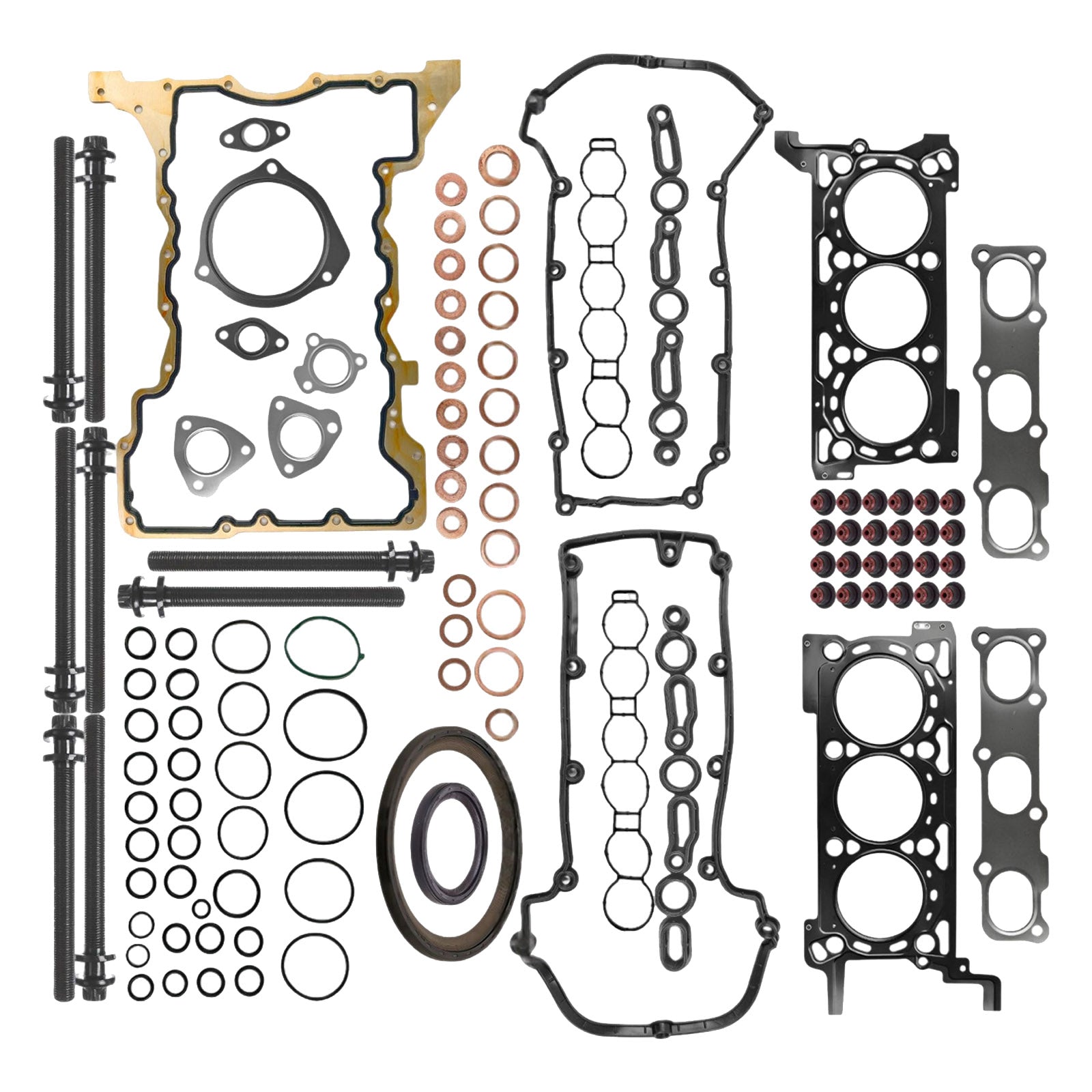 Cylinder Head Gasket Kit + Intake Swirl Motor Suitable for Jeep Cherokee 11-23-3