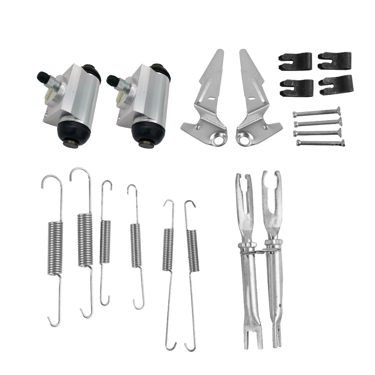 Rear Brake Shoes & Wheel Cylinders Adjuster Kit Suitable For Hilux GUN126R 4WD-2