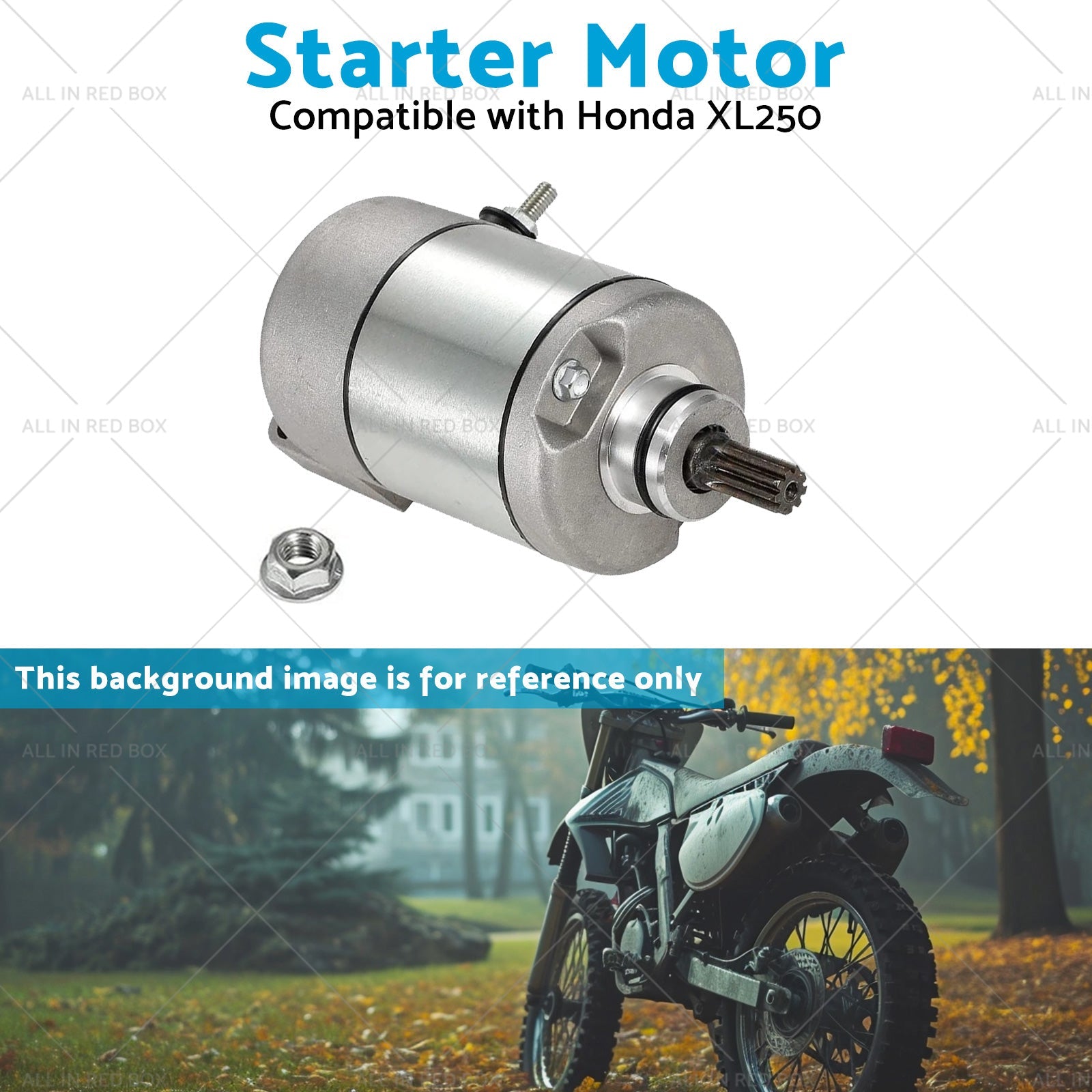 Starter Motor Suitable for Honda XL250 XR250 31200-KW3-018 31200-KBR-008 91-09-4