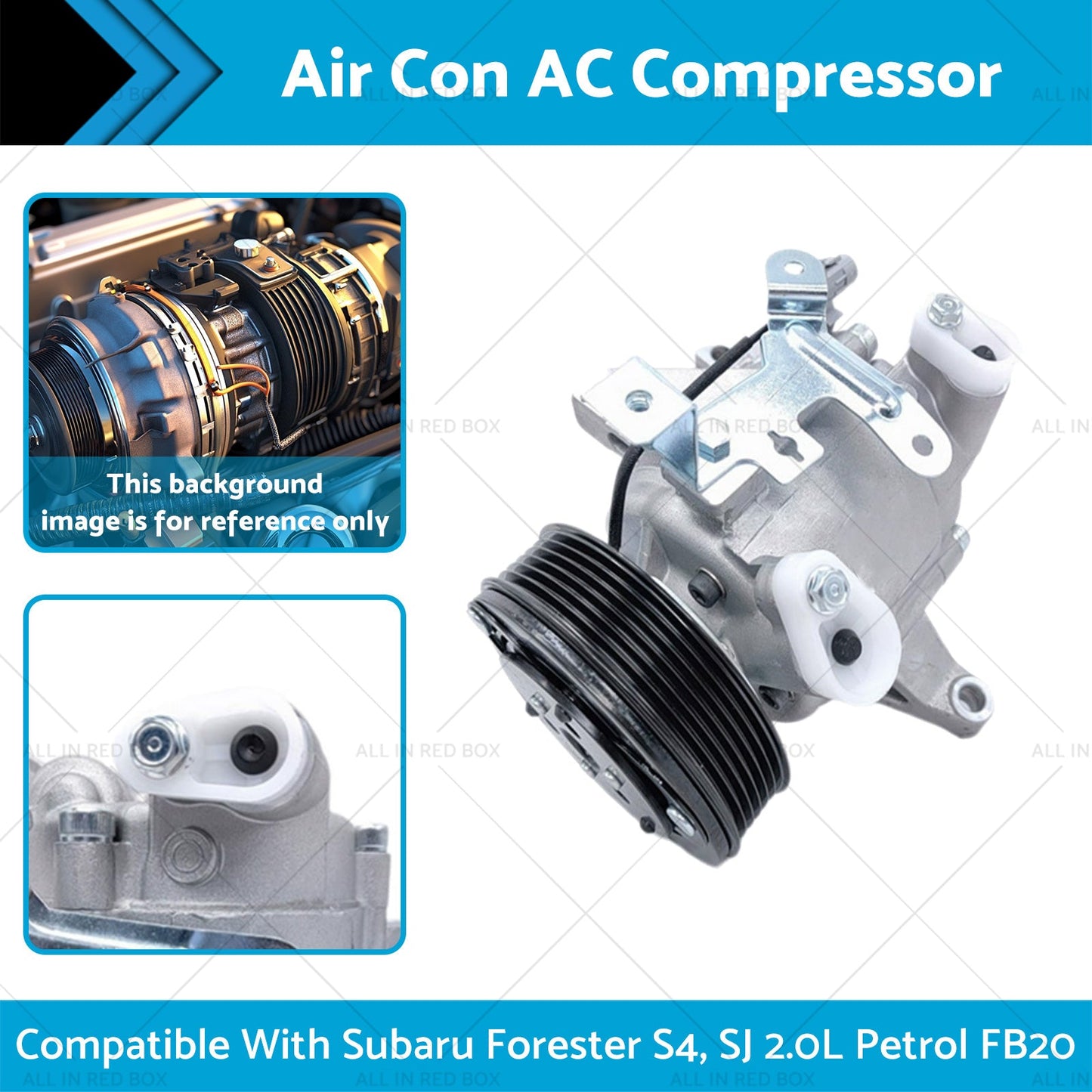 Air Conditioning Compressor Suitable for Subaru Forester S4, SJ 2.0L Petrol FB20-1