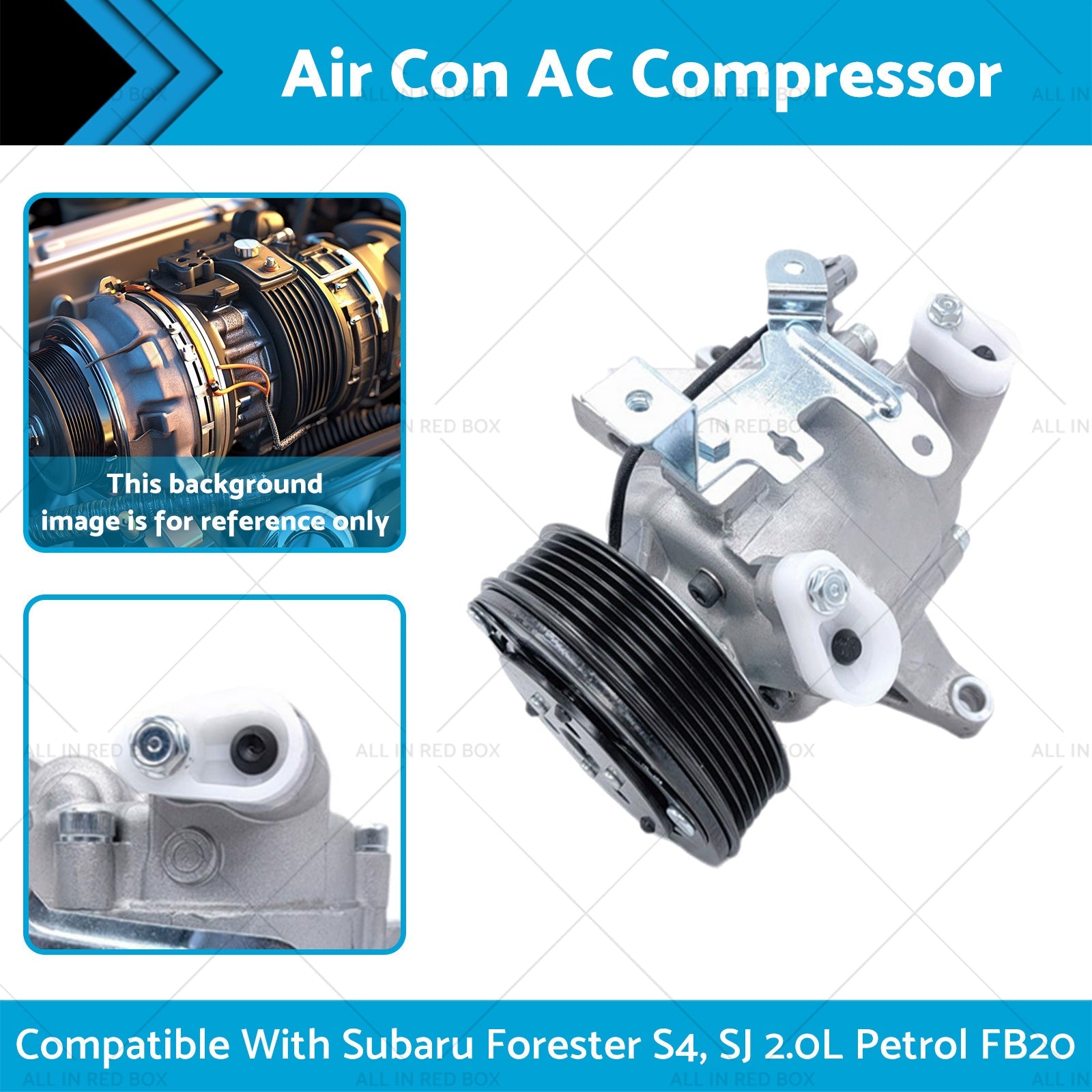 Air Conditioning Compressor Suitable for Subaru Forester S4, SJ 2.0L Petrol FB20-1