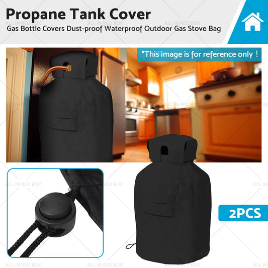 2PCS Propane Tank Cover Gas Bottle Covers Dust-proof Waterproof Gas Stove Bag-0