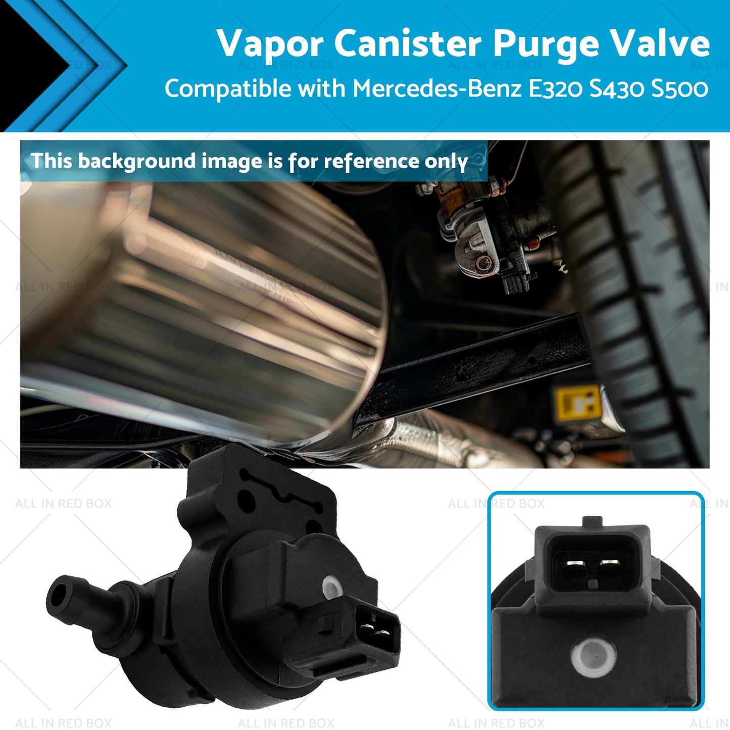 Vapor Canister Purge Valve Suitable for Mercedes-Benz E320 S430 S500 1998-2006-0