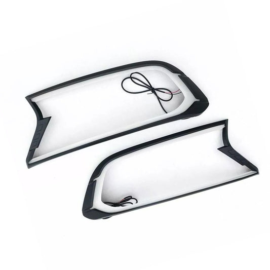 2x White Led Headlight Covers Suitable For Ford Ranger Wildtrak 2015-2020-0