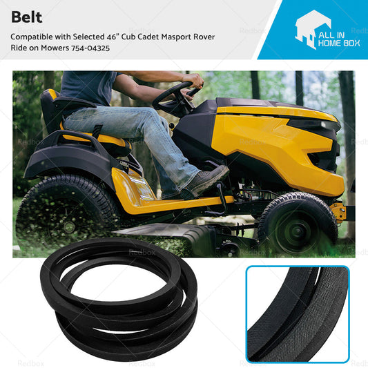 Belt Suitable For Selected 46 inch  Cub Cadet Masport Rover Ride on Mowers 754-04325-0