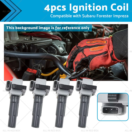 4x 22433-AA421 Ignition Coil Pack Suitable For Subaru Forester Impreza WRX EJ205-0