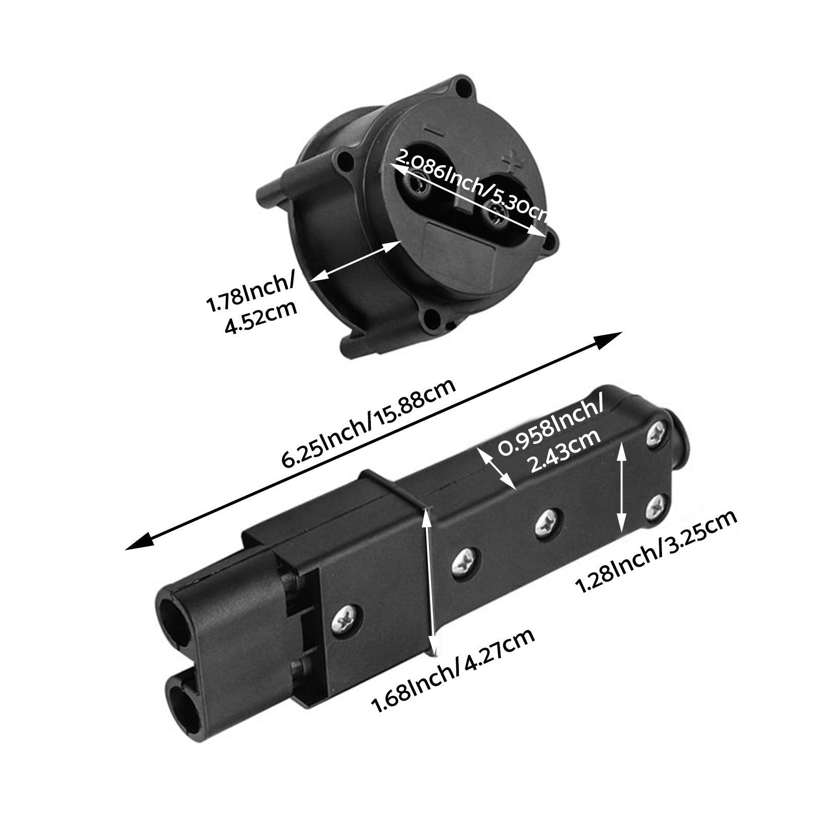 48V Golf Cart Charger Handle Plug & Receptacle Suitable For Yamaha G19 / G22 JR1-H235A-00-4