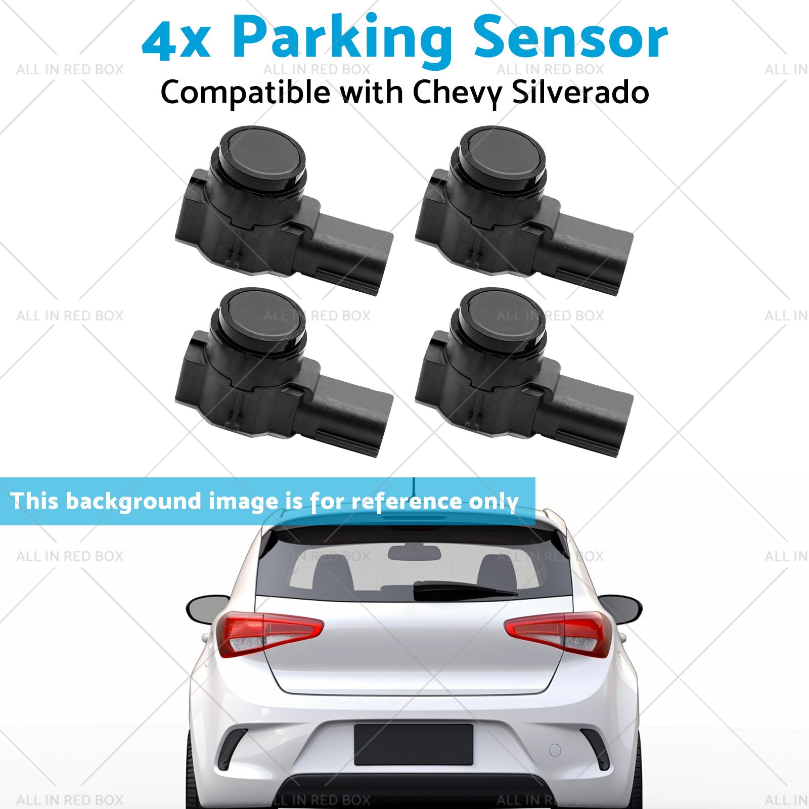 4x Parking Sensor Suitable for Cadillac Chevy Silverado 1500 2500 14-18 23428268-4