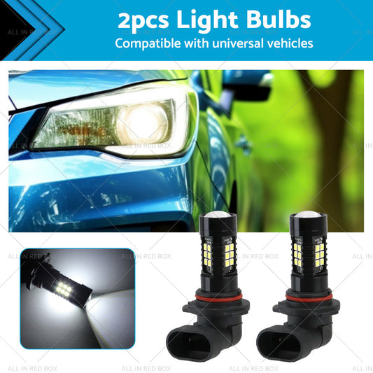 2PCS 9006 HB4 LED Fog Light 6000K White 3030 21 SMD Car Driving DRL Light Bulbs-0