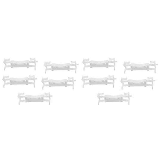 10x Roof Moulding Drip Rail Clips Suitable for Mitsubishi Triton L200 2005-2014-1