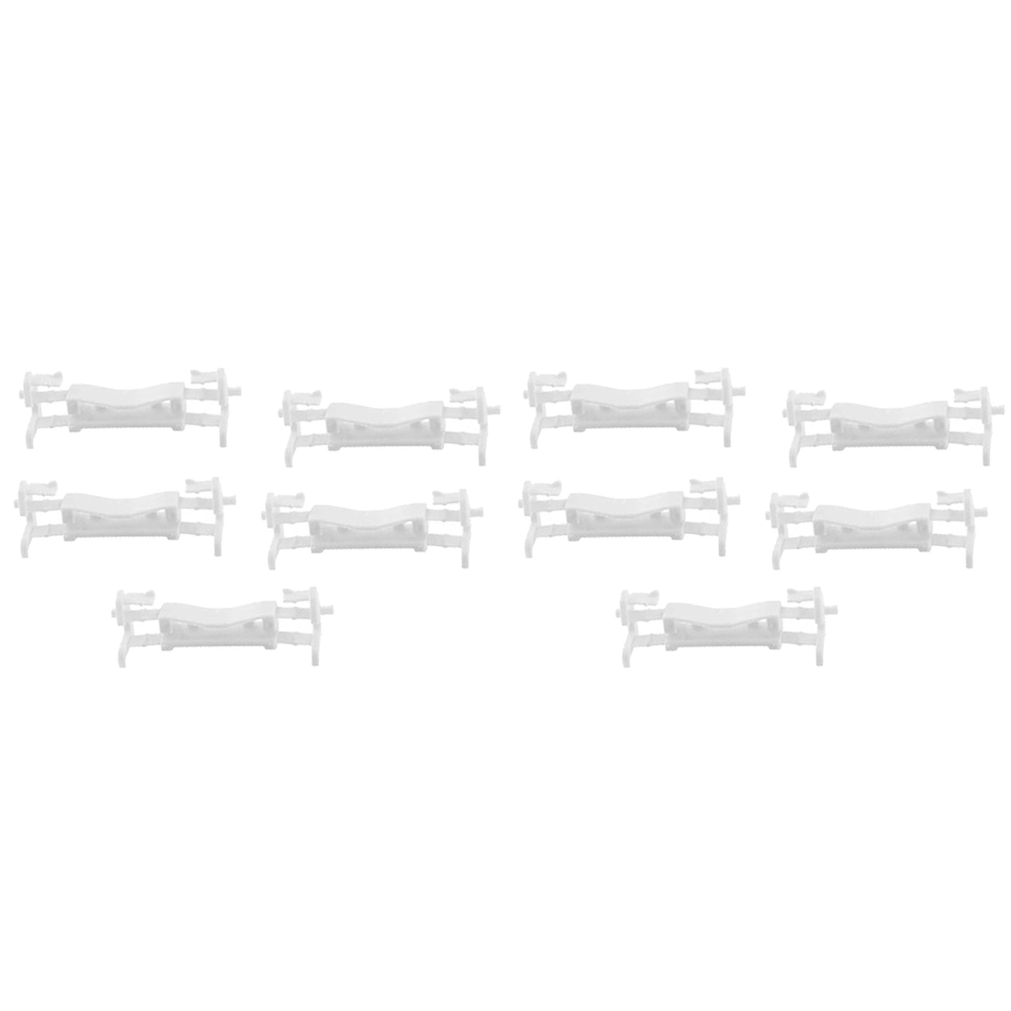 10xRoof Moulding Drip Rail Clips Suitable for Mitsubishi Triton L200 MN ML 05-14-4