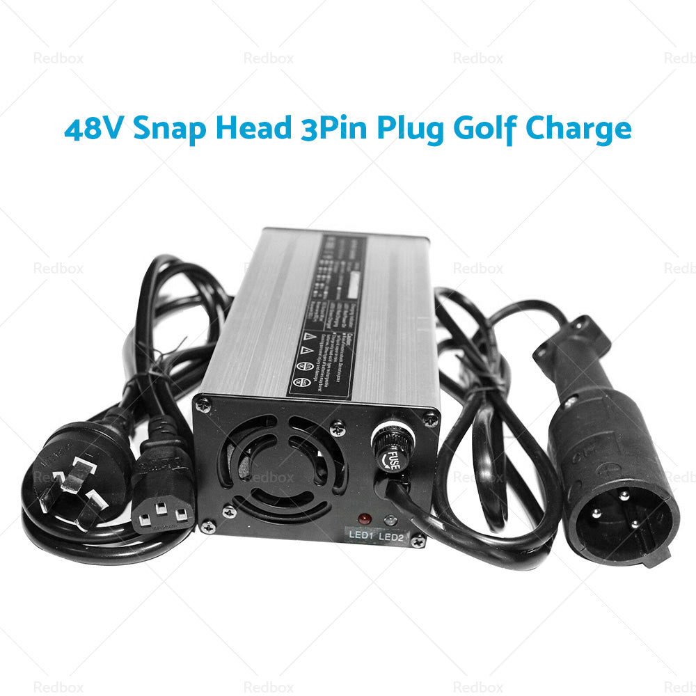 48V or 6A Snap Head 3Pin Plug Golf Cart Battery Charger Suitable For EZ-GO TXT Club-1