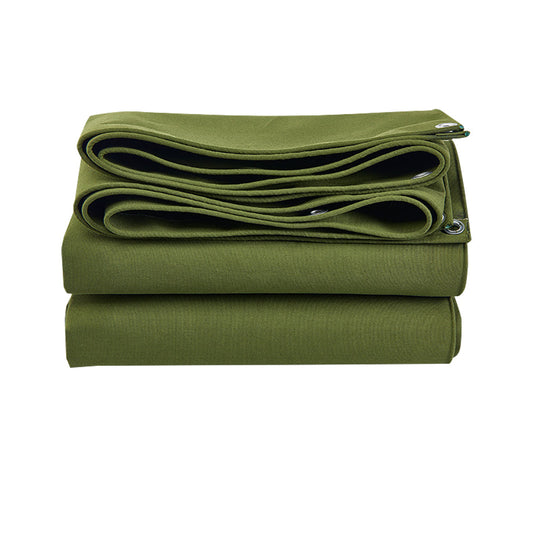 3 Sizes Army Heavy Duty Waterproof Canvas Tarp Tarpaulin Sun Blocked Dustproof-0