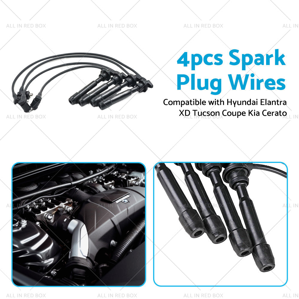 Spark Plug Wire Ignition Lead Suitable for Hyundai Elantra Tucson Coupe Cerato-4