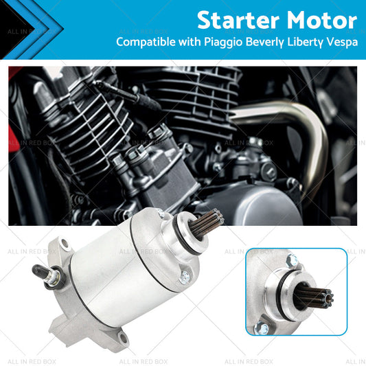 Starter Suitable For Piaggio Fly 125 Vespa LX 125 Liberty 150 X8 X9 200 X-Evo-0