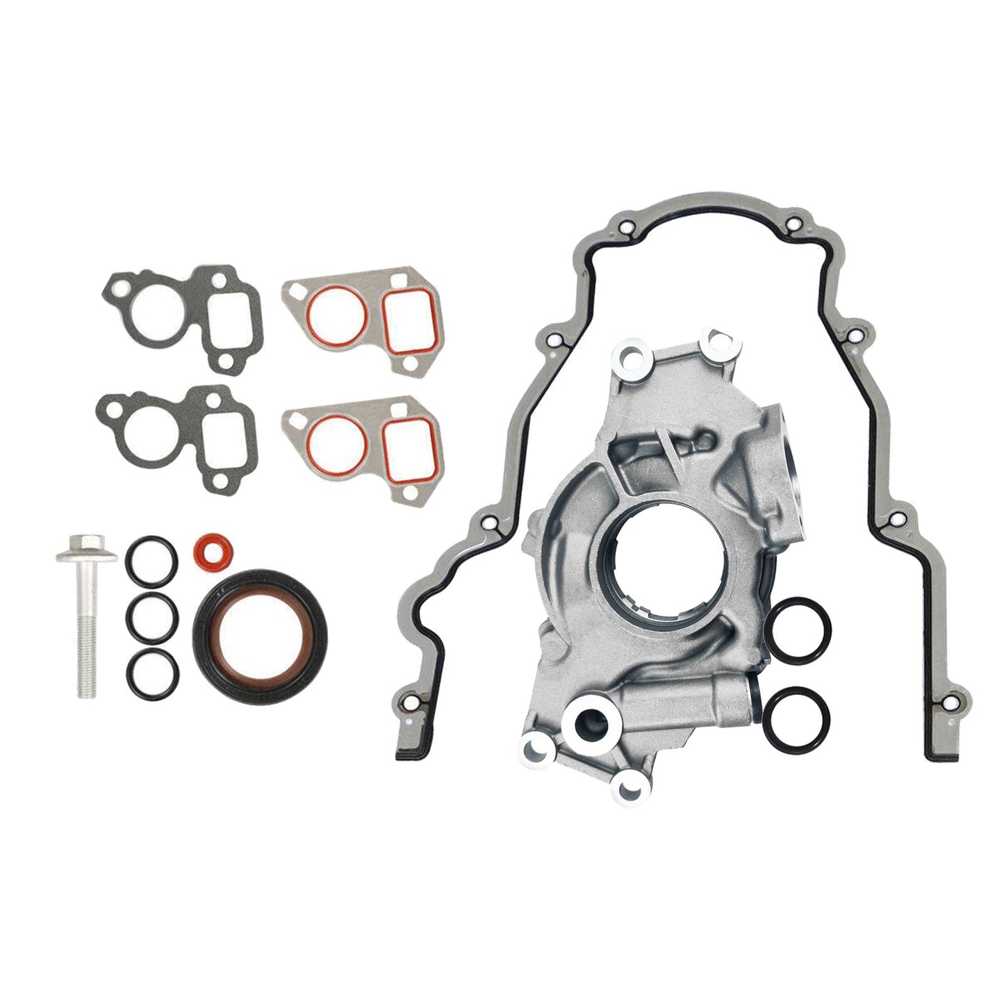 High Volume LS Oil Pump Kit With Gaskets & Balancer Bolt Suitable For Holden Commodore-1