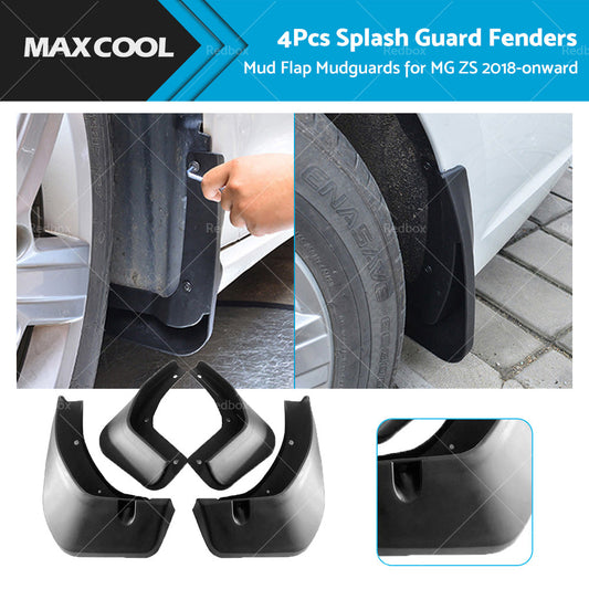 For MG ZS 2018 - Onward 4Pcs Splash Guard Fenders Mud Flap Mudguards Front Rear-0