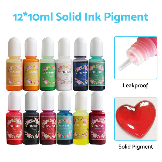 24 x 20ml Colors Glitter Pigment Debris Resin Epoxy Dream Flash Powder Crafts-1